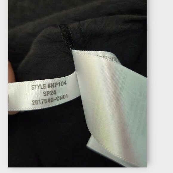 MADEWELL The Ariana Midi Dress Black NWT - Picture 8 of 8